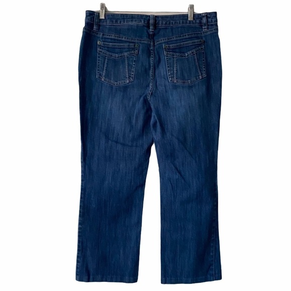 Liz Claiborne Stretch Jeans Straight Leg 10 - Picture 2 of 6